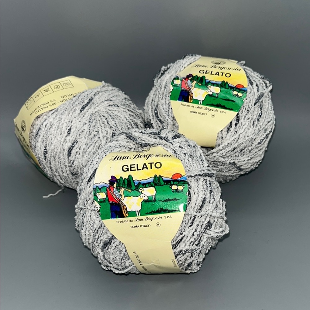 Filati Biagioli Modesto Gelato Yarn in Gray